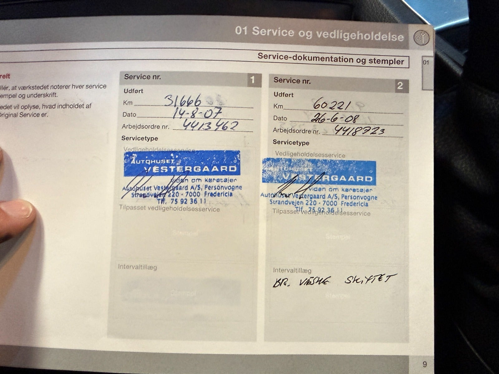 Sølv Volvo V70 fra 2006