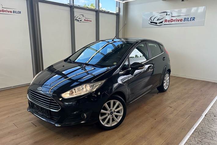 Sort Ford Fiesta fra 2016