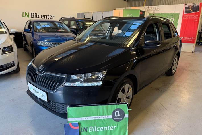 Sort Skoda Fabia fra 2019