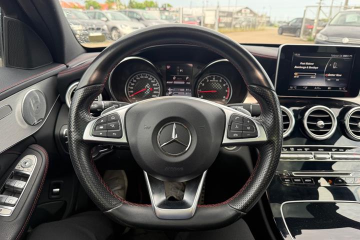 Grå Mercedes C43 fra 2016