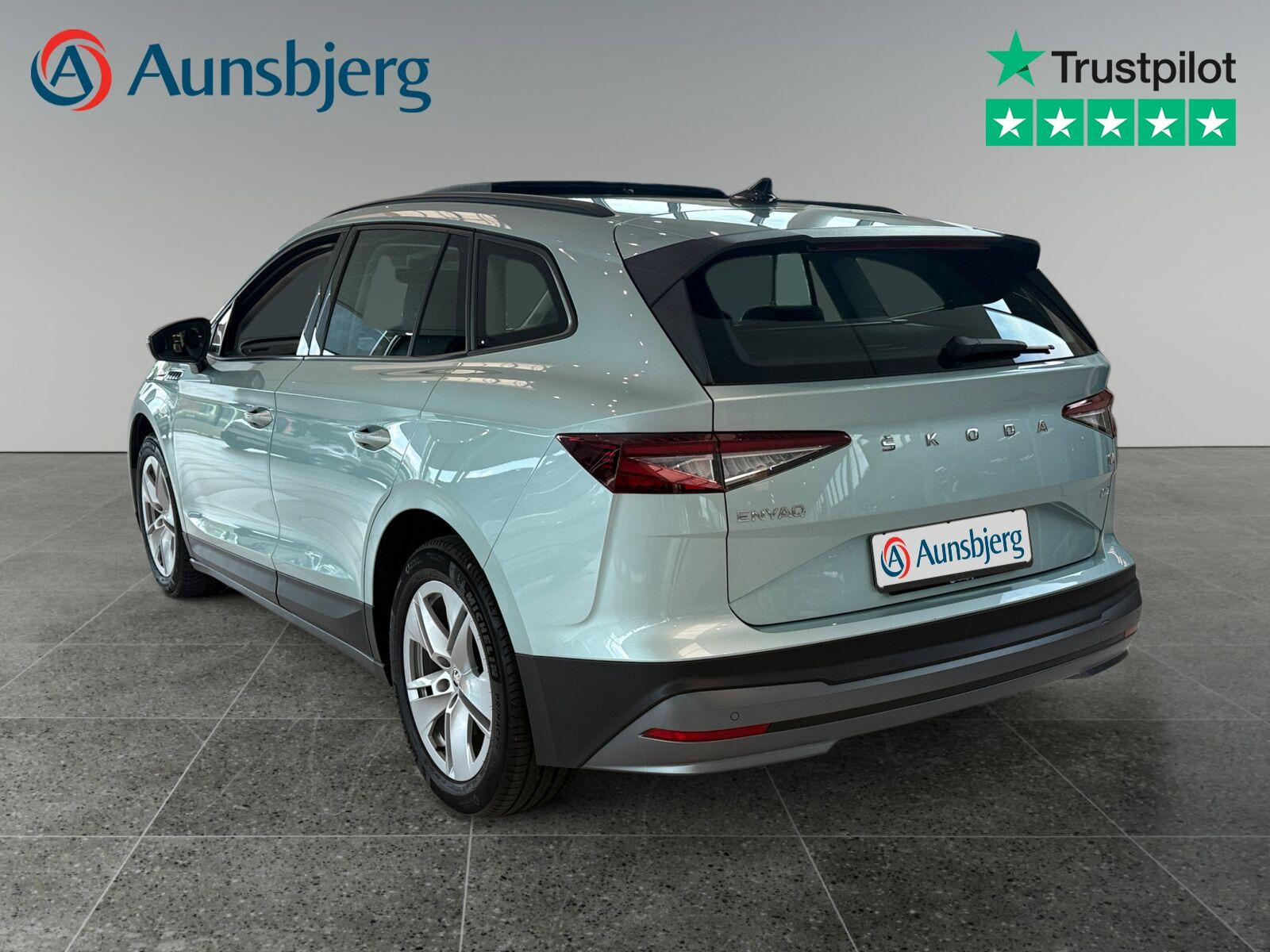Grøn Skoda Enyaq fra 2022