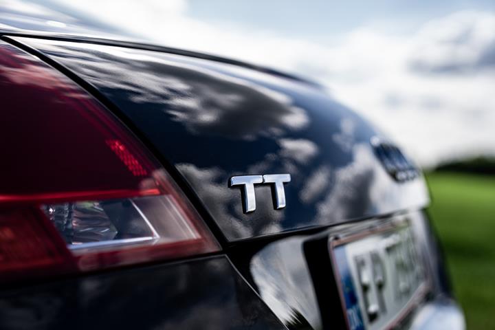 Sort Audi TT fra 2007