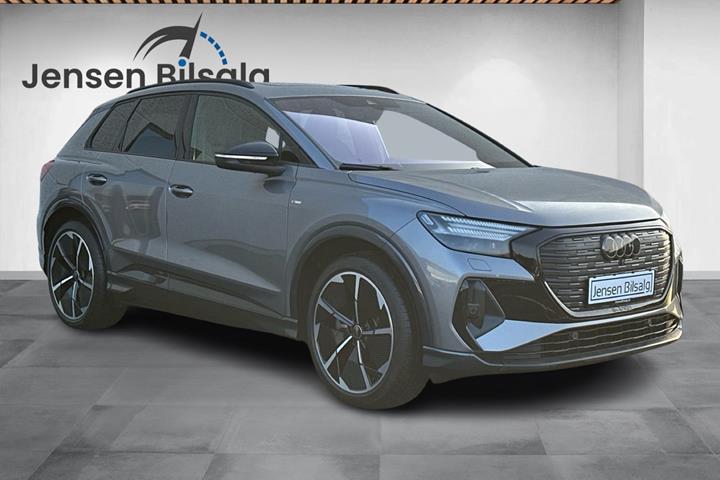 Grå Audi Q4 e-tron fra 2024