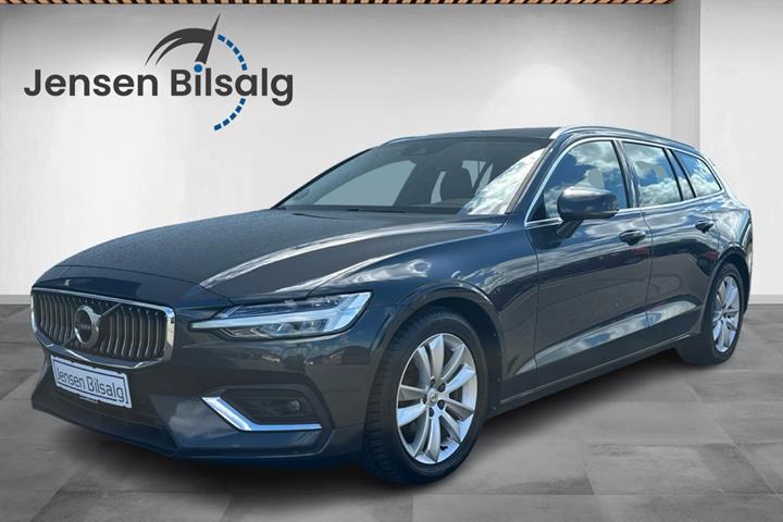 Brun Volvo V60 fra 2020 set udefra