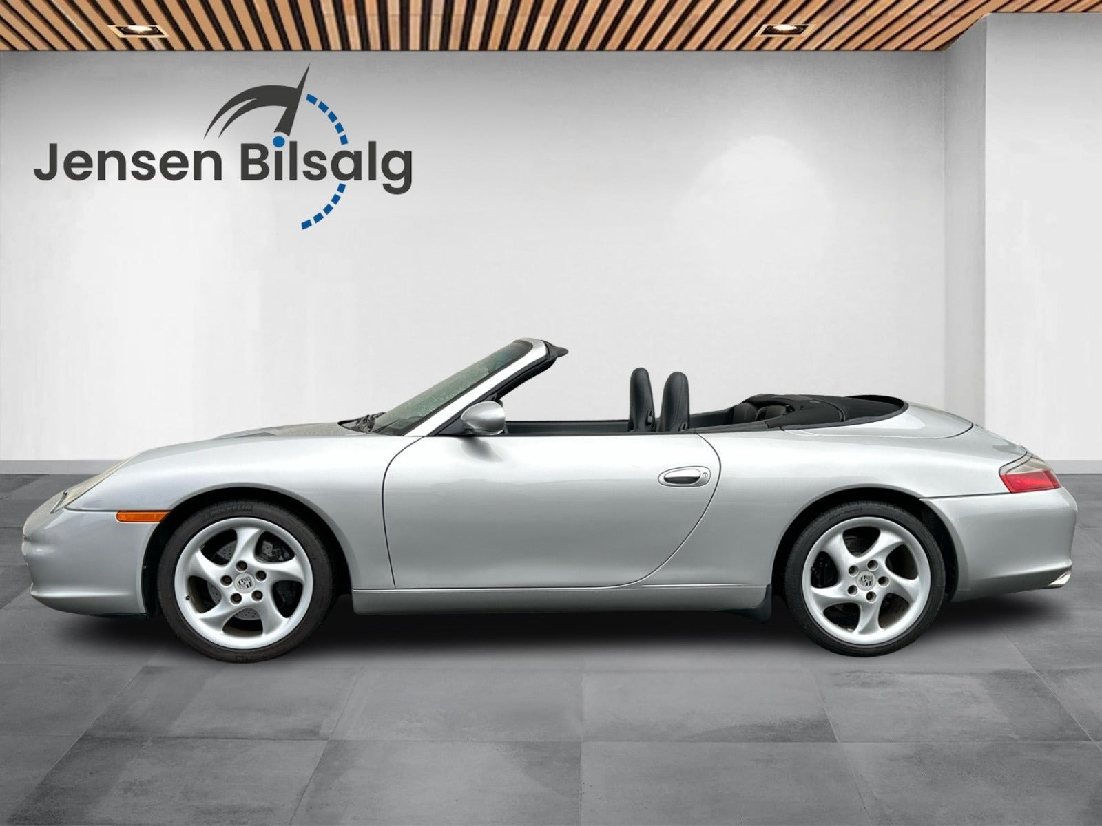 Sort Porsche 911 Carrera fra 2003