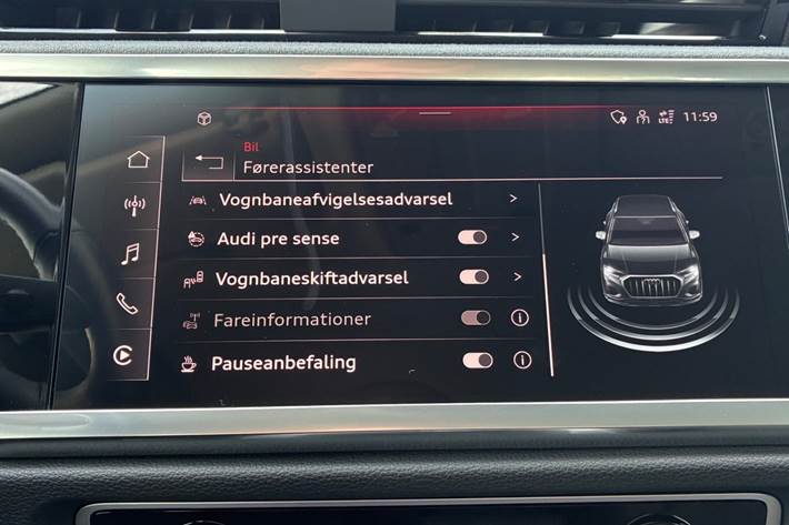 Hvid Audi Q3 fra 2023