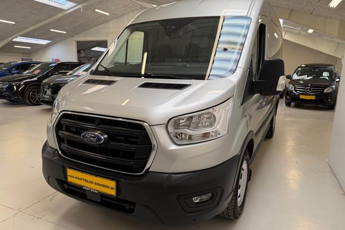 Sølv Ford Transit 350 L2 Van fra 2021