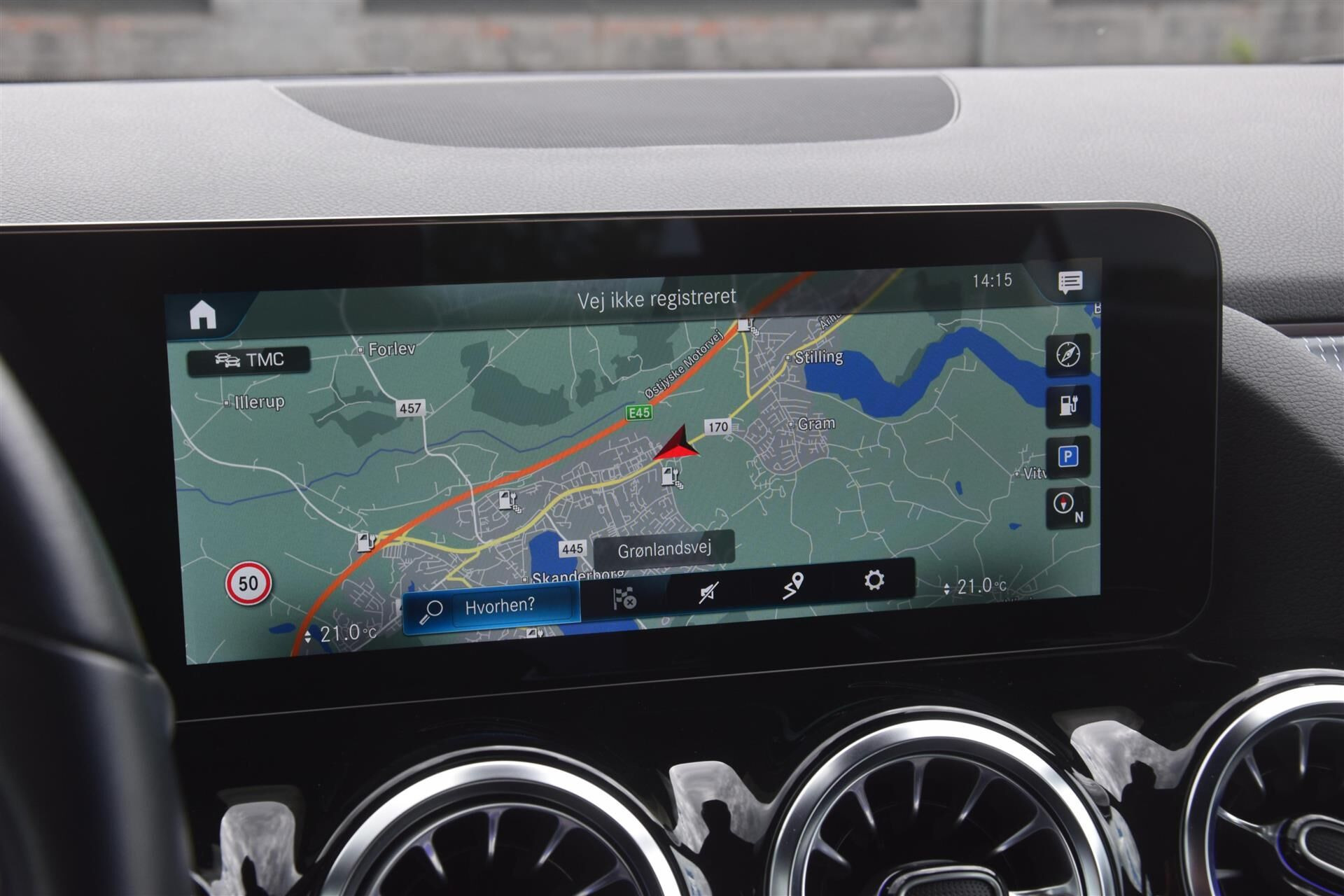 Grå Mercedes EQA 250 fra 2022