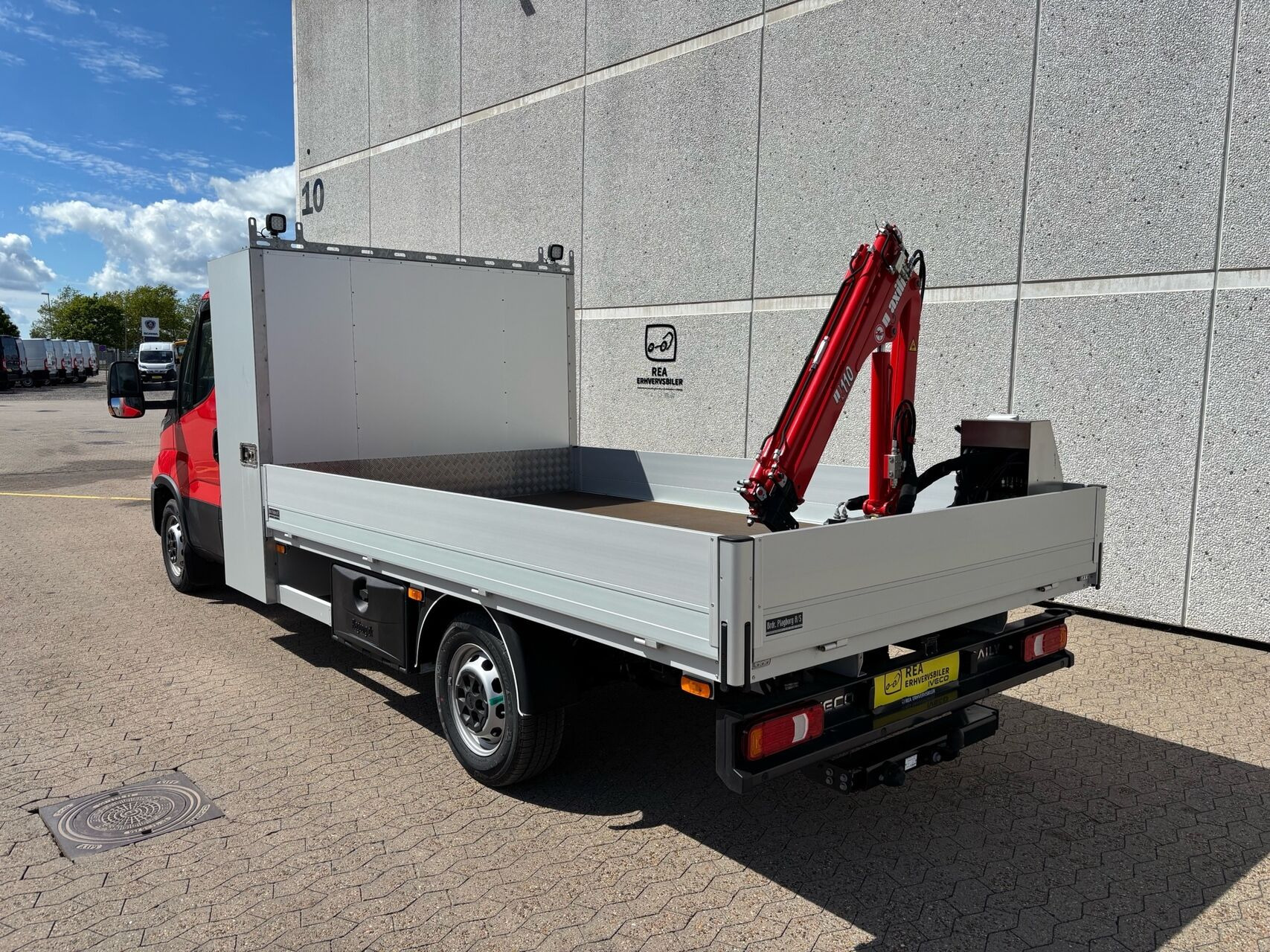Rød Iveco Daily fra 2026