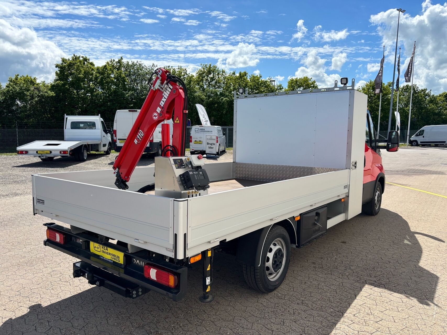 Rød Iveco Daily fra 2026