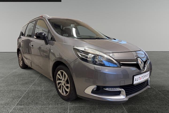 Grå Renault Grand Scenic III fra 2015