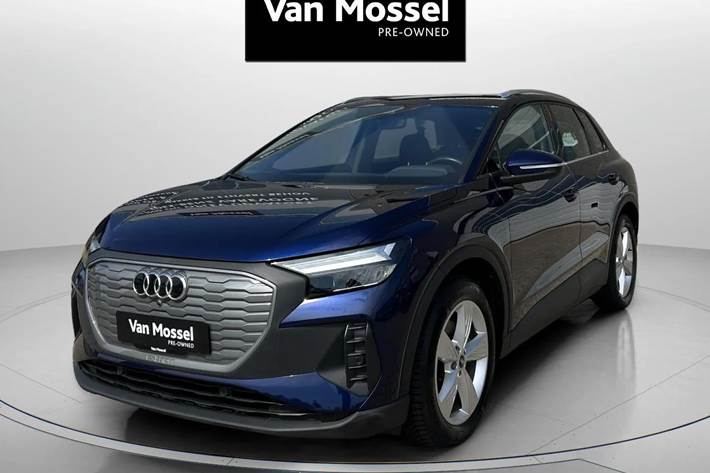 Blå Audi Q4 e-tron fra 2022