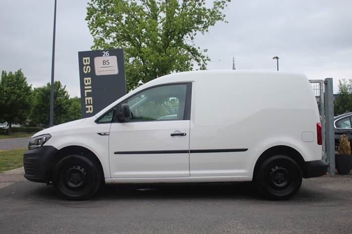Hvid VW Caddy fra 2018