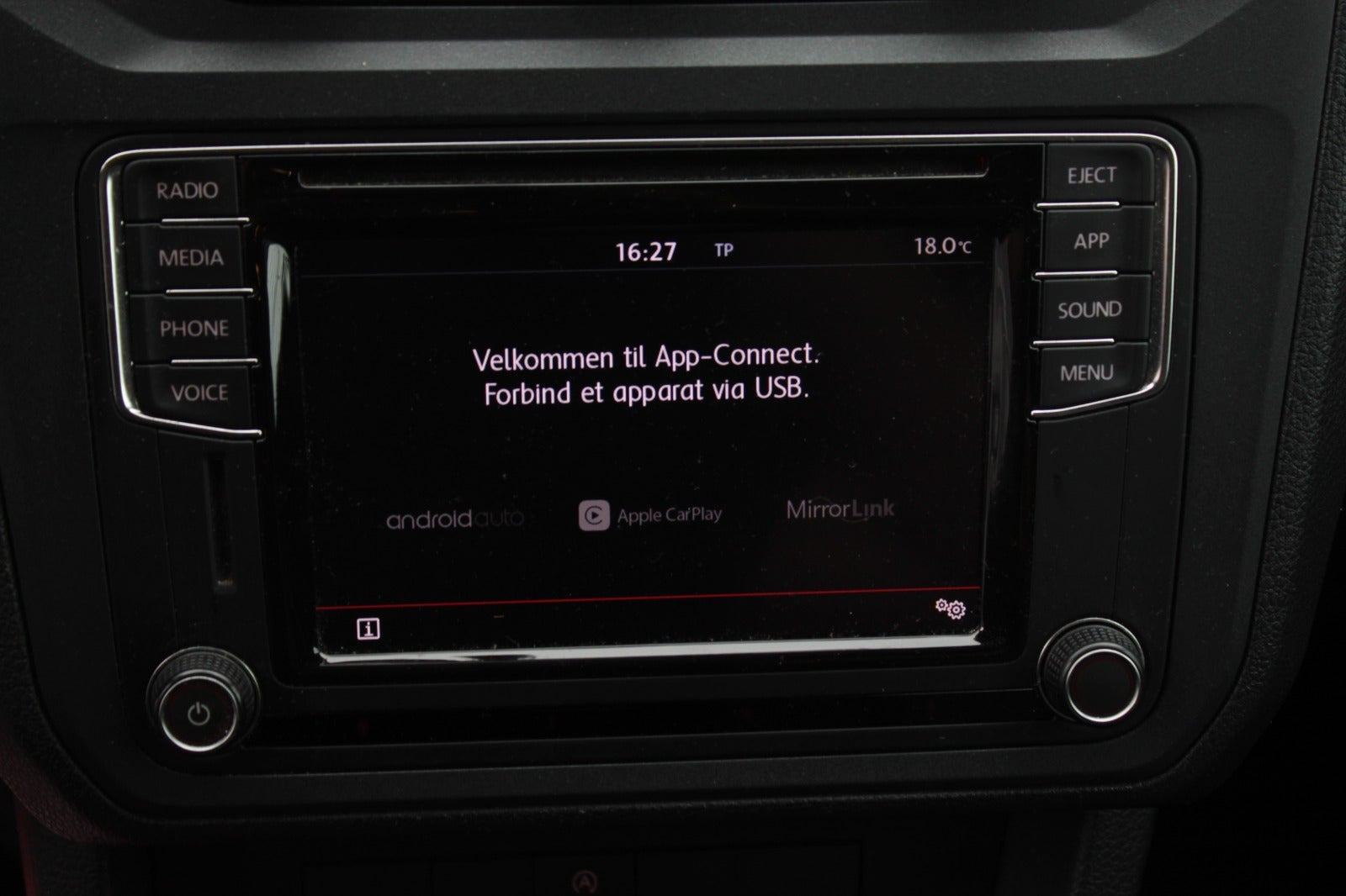 Hvid VW Caddy fra 2018