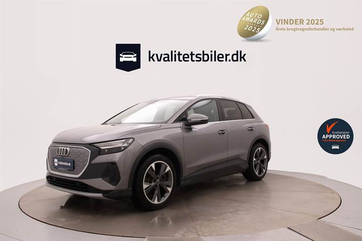Grå Audi Q4 fra 2023