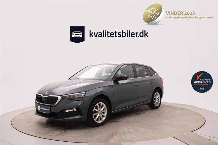 Grå Skoda Scala fra 2020