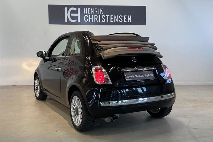 Sort Fiat 500C fra 2015
