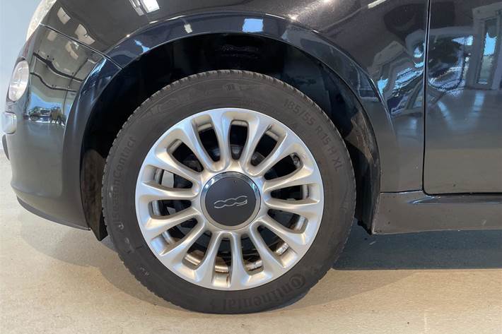 Sort Fiat 500C fra 2015