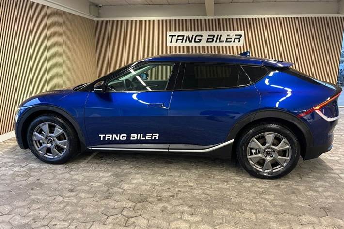 Blå Kia EV6 fra 2025
