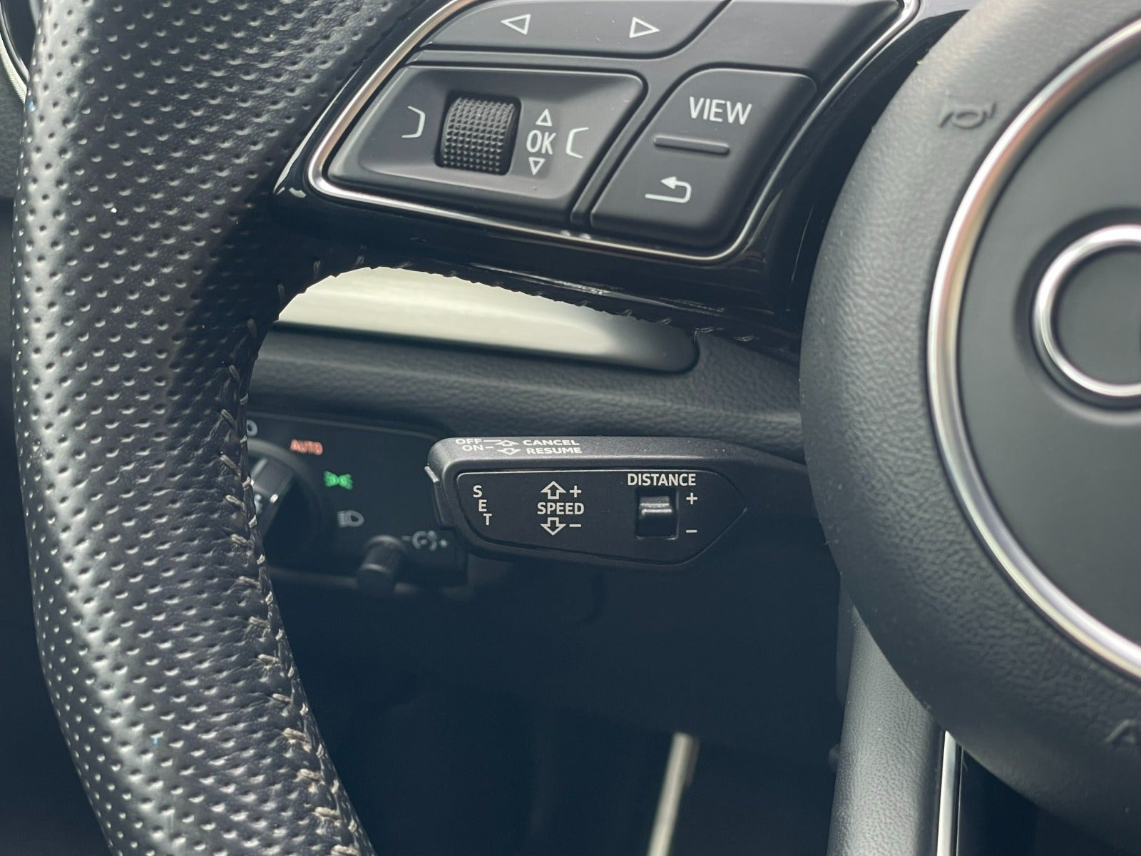 Blå Audi A3 fra 2018