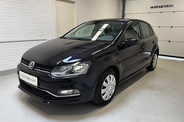 Sort VW Polo fra 2016 set udefra