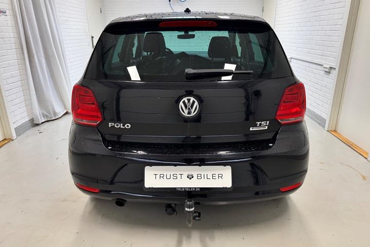 Sort VW Polo fra 2016