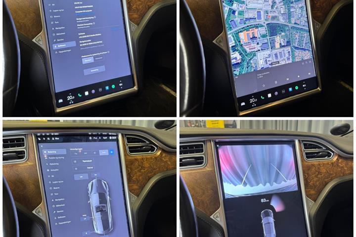 Sort Tesla Model S fra 2017