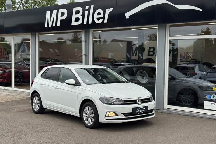 Hvid VW Polo fra 2020