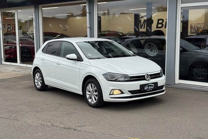 Hvid VW Polo fra 2020