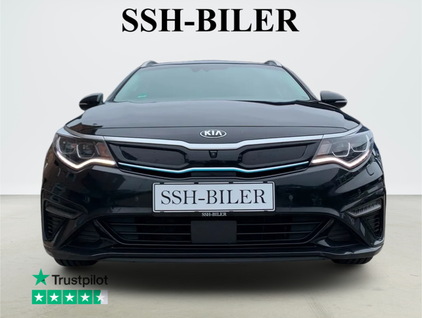 Sort Kia Optima fra 2020