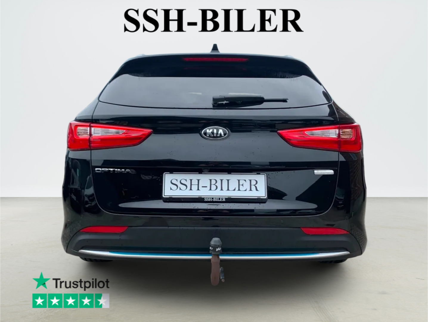 Sort Kia Optima fra 2020