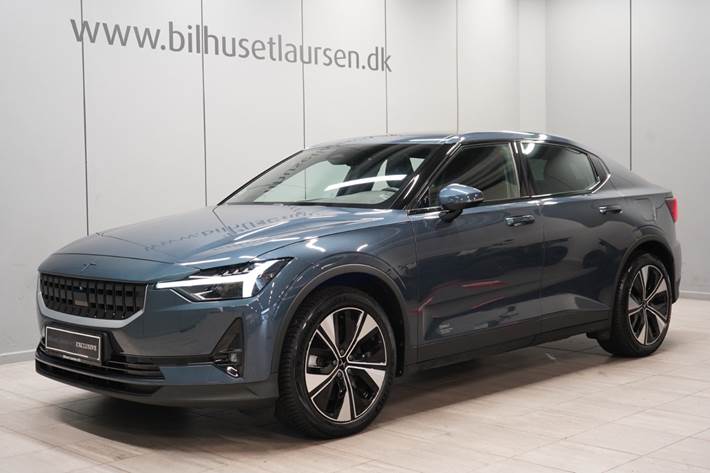 Blå Polestar 2 fra 2023