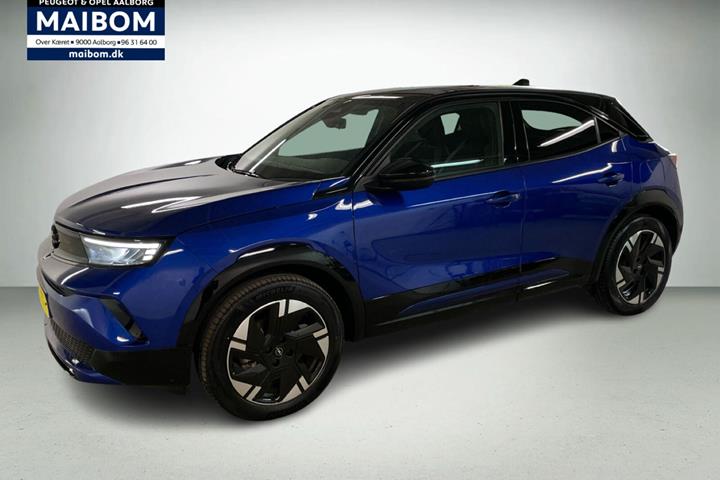 Blå Opel Mokka-e fra 2025