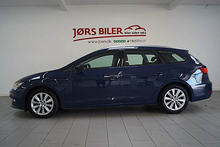 Blå Seat Leon fra 2018