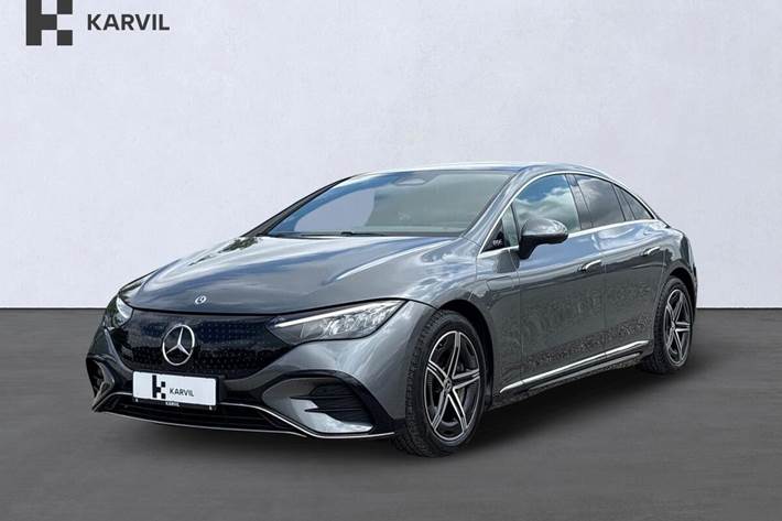 Grå Mercedes EQE350 fra 2024