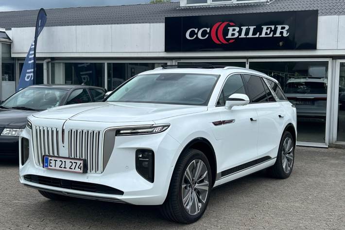 Hvid Hongqi E-HS9 fra 2024