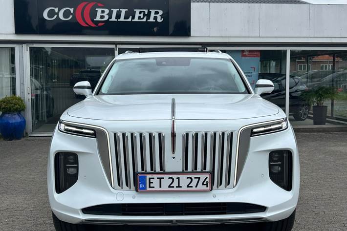 Hvid Hongqi E-HS9 fra 2024