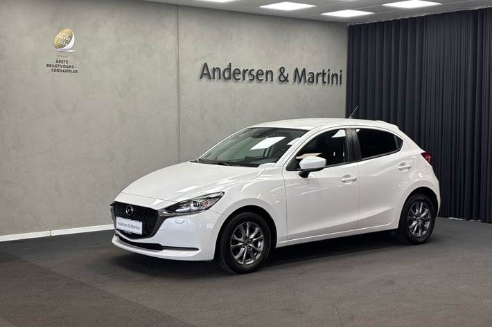 Hvid Mazda 2 fra 2020