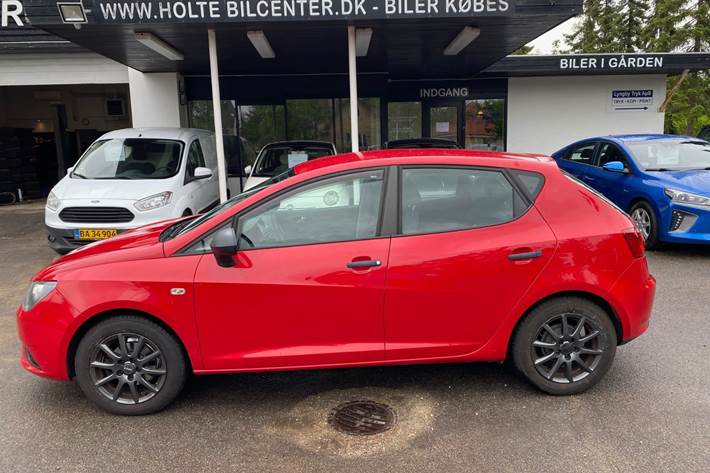 Rød Seat Ibiza fra 2013
