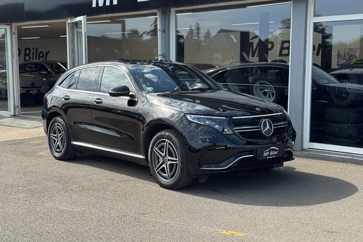 Sort Mercedes EQC400 fra 2021