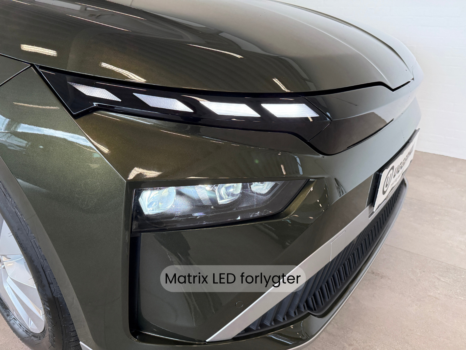 Grøn Skoda Enyaq fra 2026