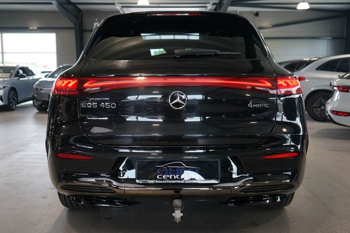 Sort Mercedes EQS450 SUV fra 2024