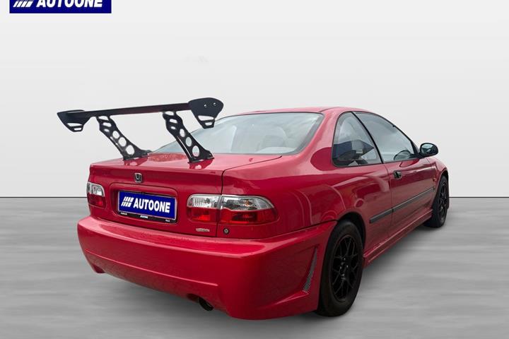 Rød Honda Civic fra 1994