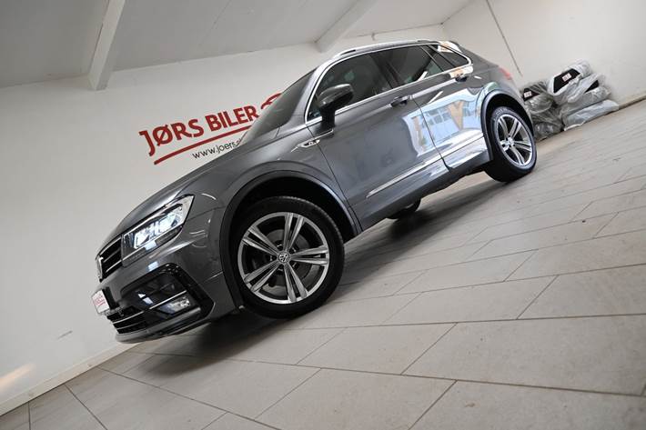 Grå VW Tiguan fra 2018