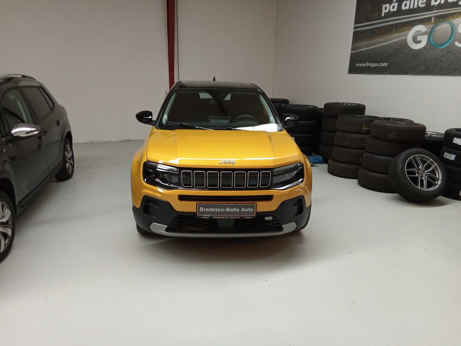 Gul Jeep Avenger fra 2023