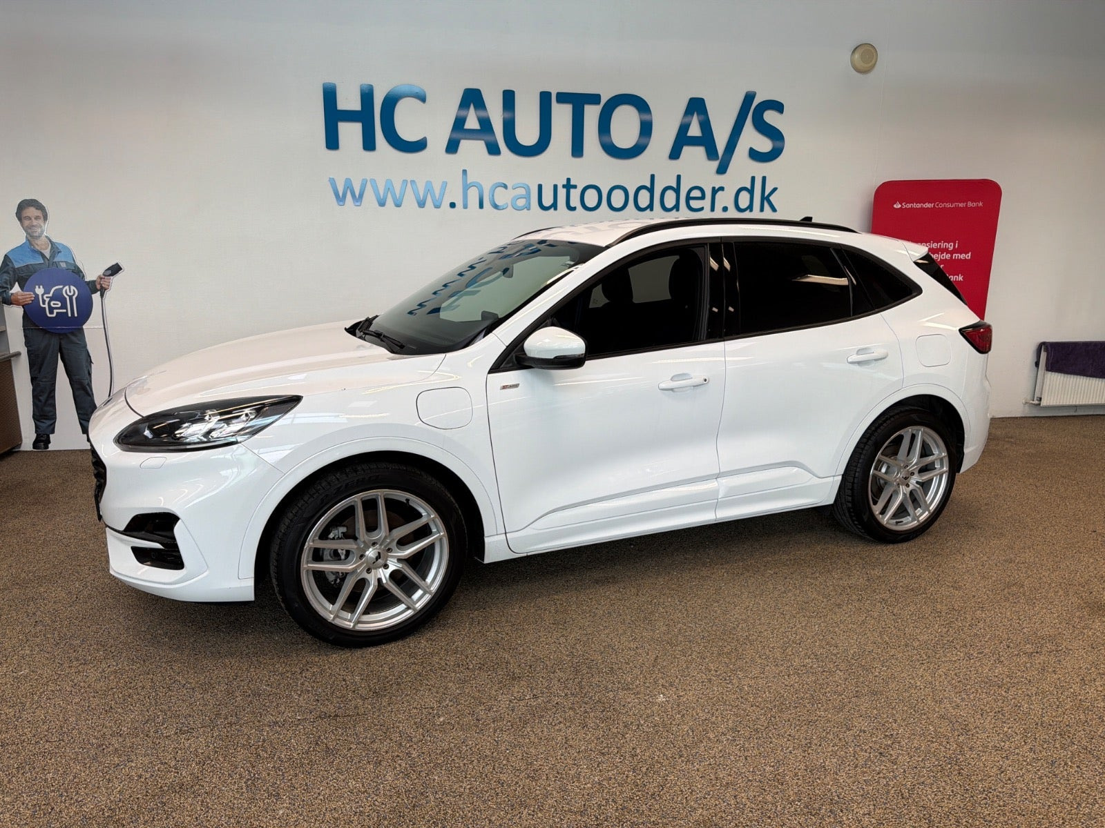 Hvid Ford Kuga fra 2020
