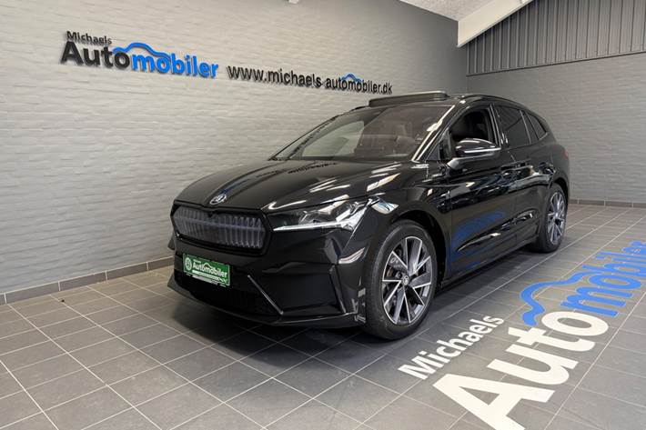 Sort Skoda Enyaq fra 2023