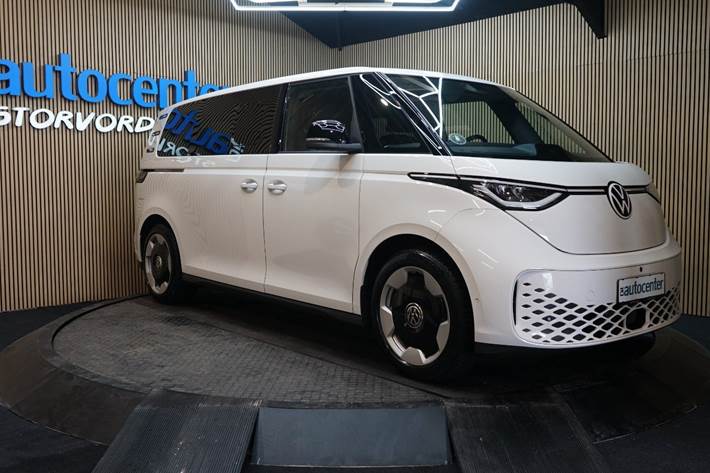 Hvid VW ID.Buzz fra 2026 set udefra