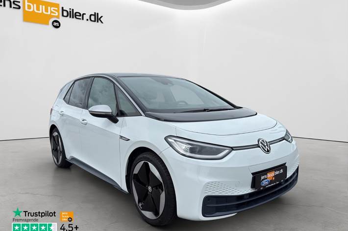 Hvid VW ID.3 fra 2020