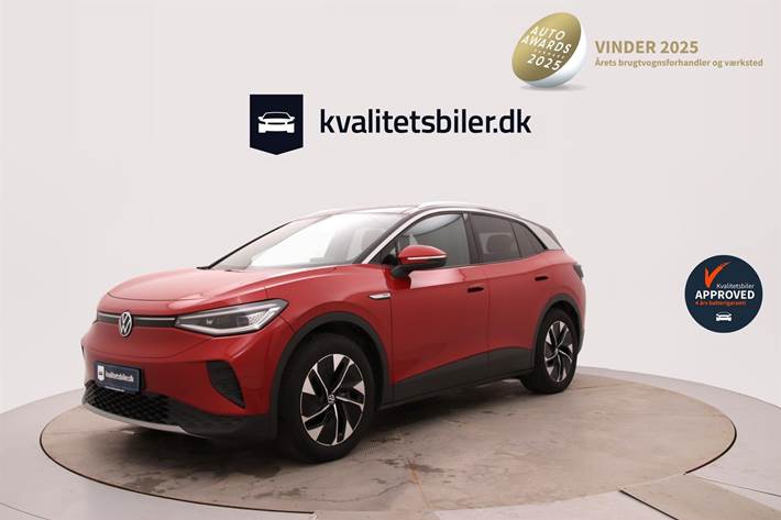 Rød VW ID.4 fra 2022